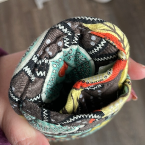 VERA BRADLEY Flower Shower Quilted Soft Eyeglass/ Sunglasses Case Double Pocket - Picture 9 of 11